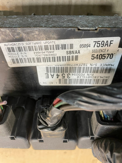 2007 Dodge Durango 5.7L  Engine Computer Module ECU PCM X8404 DG3