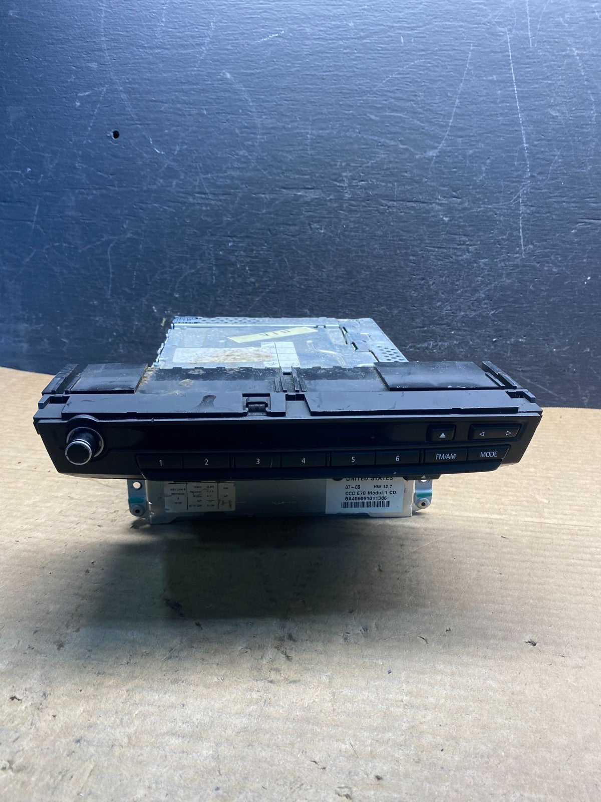 2007 - 2010 Bmw X5 Radio DVD CD Player AM/FM AF7849 DG0