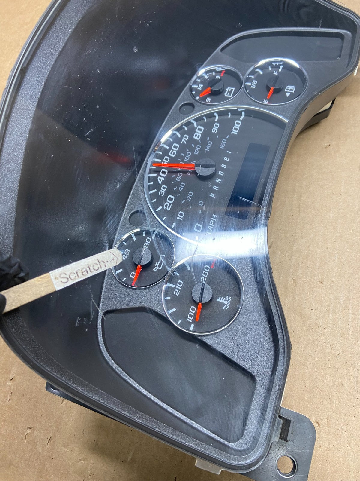 2008 to 2010 Chevrolet Express Speedometer Cluster Gauge X6572 DG1