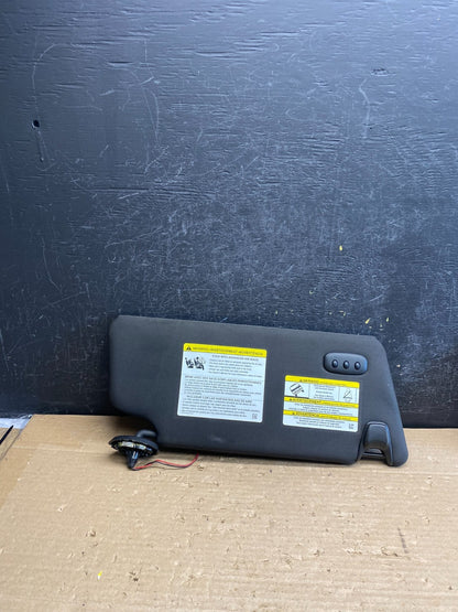 2009 to 2014 Ford F150 Left Driver Side Sun visor Black Cloth AG84640