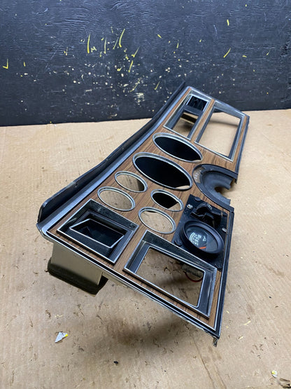 1977 to 1979 LeBaron 1982 to 89 Chrysler 5th Ave Gauge Cluster Bezel Trim Z45561