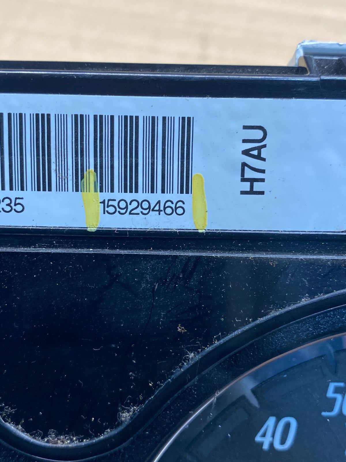 2007 2012 GMC Yukon Tahoe Sierra Speedometer Cluster Gauge AF3831 DW5