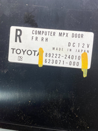 2002 - 2010 Lexus Sc430 Right Passenger Side Door Computer Module AG4008 DG2
