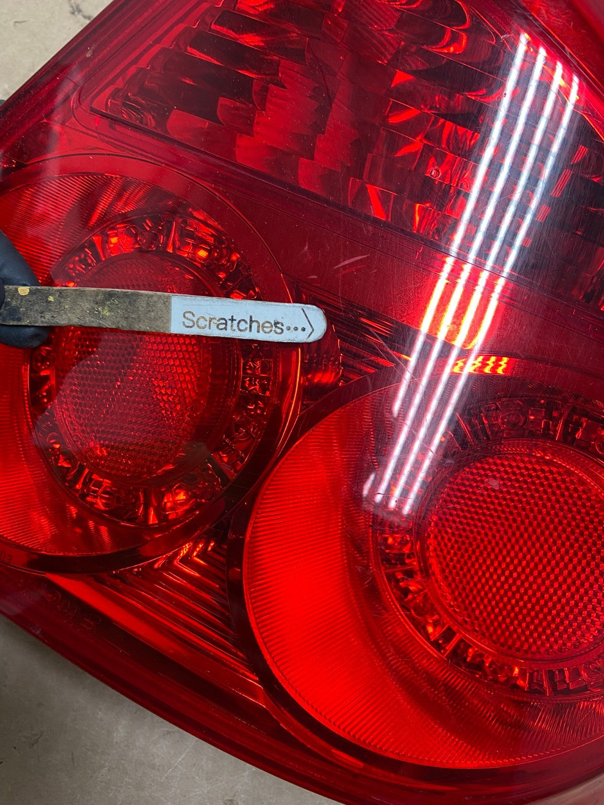 2005 to 2006 Infiniti G35 Right Passenger Side Tail Light AG4284 LK3