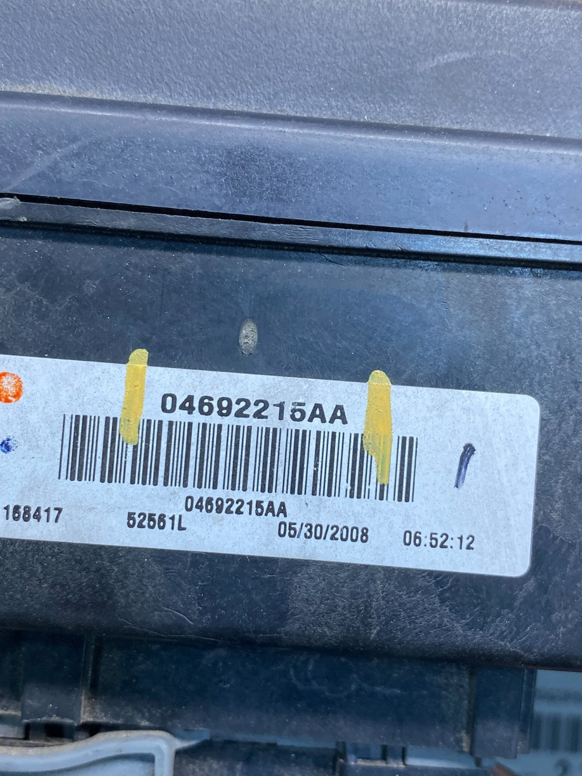 2009 Jeep Grand Cherokee Fuse Box Relay Panel Body Control Module BCM AI0300 DW4
