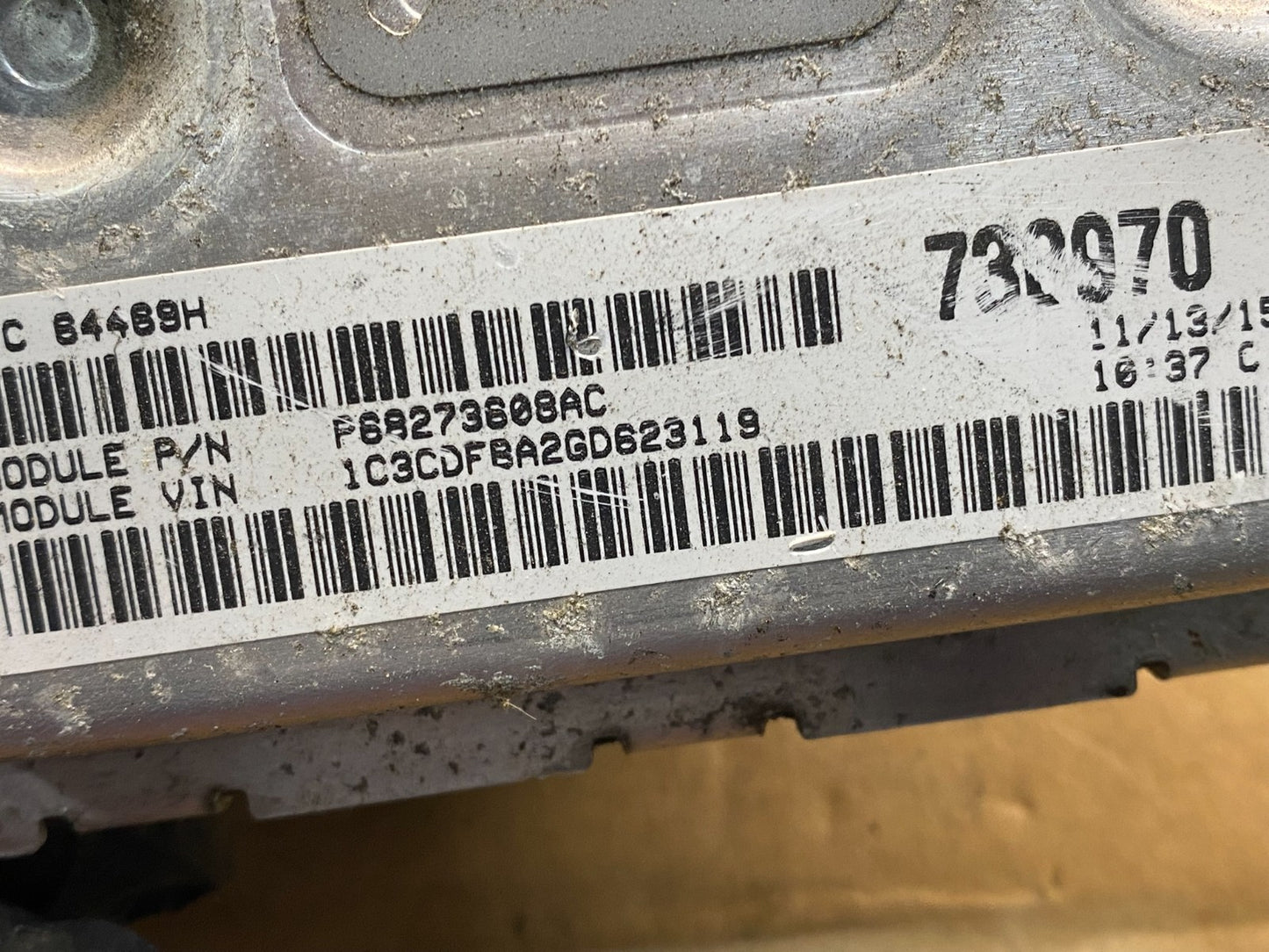 2015 Dodge Dart 2.4L ECU ECM Engine Computer Module af7651 DG2