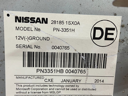 2011 - 2014 Nissan Murano AM FM Radio CD Player Panel AE2551 DG6