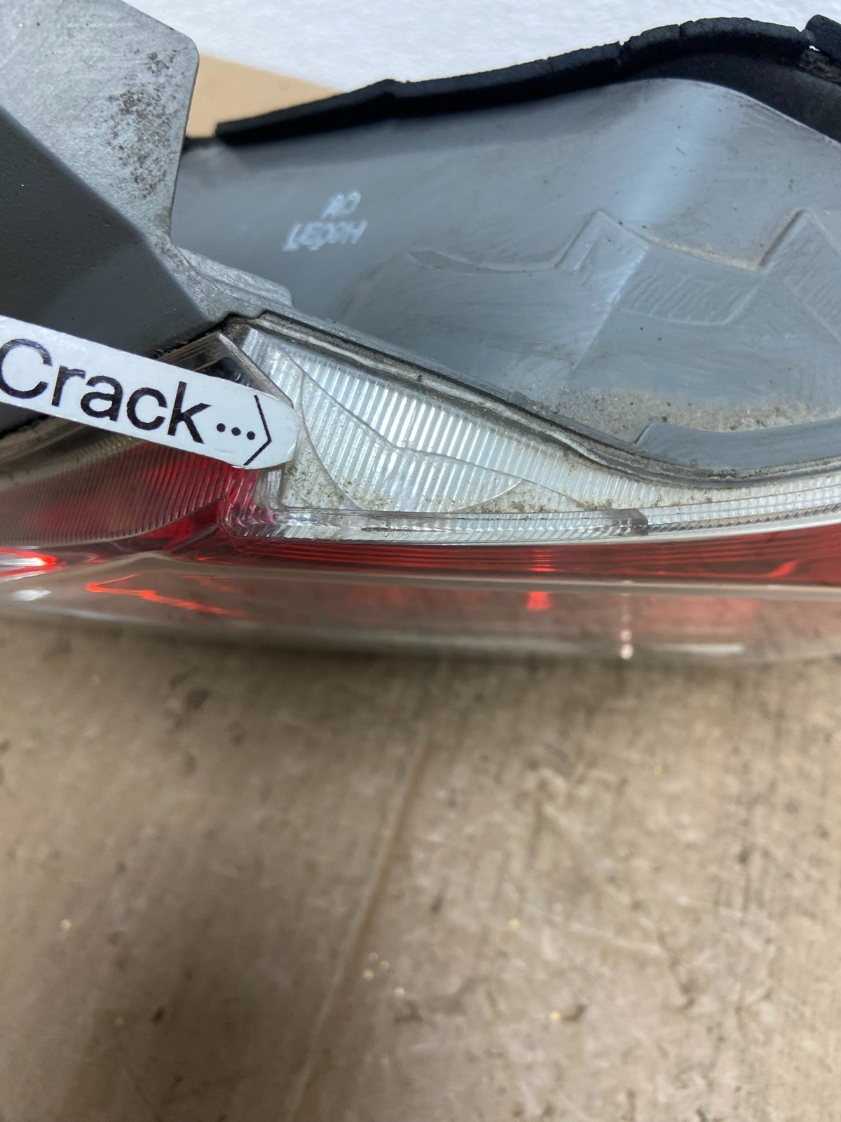 2008 to 2012 Honda Accord Sedan Tail light Right Passenger RH Side AB8483 DW4