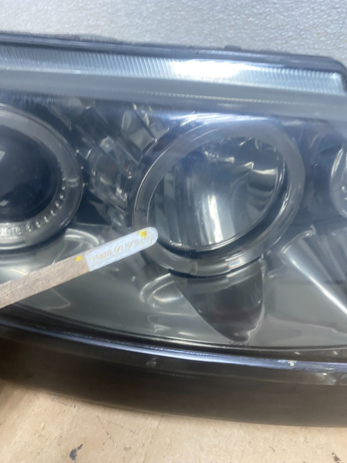 1999 - 2004 Jeep Grand Cherokee Left+Right Set Black LED Headlights x5413 DG7