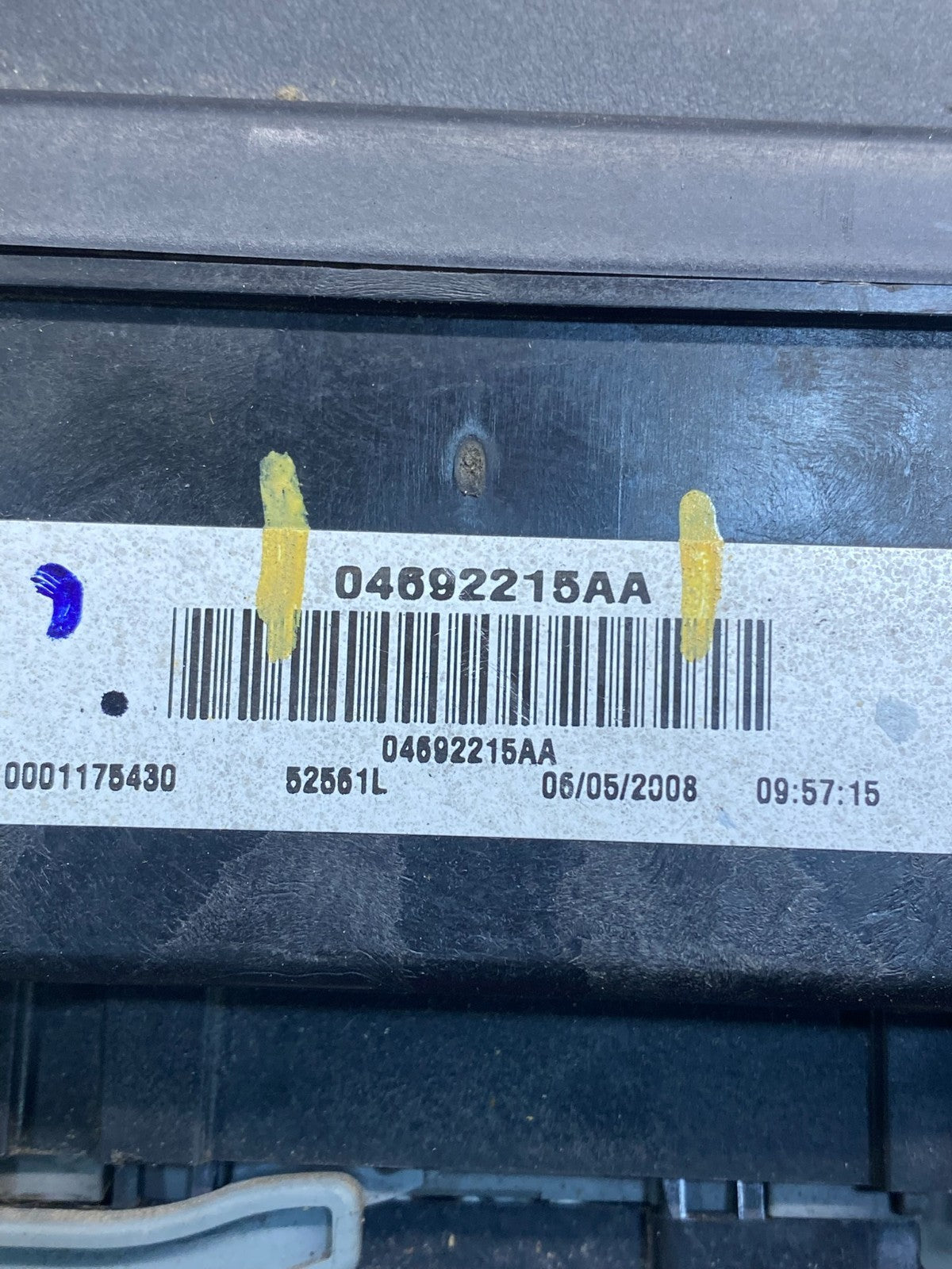 2009 Jeep Grand Cherokee Fuse Box Relay Panel BCM Body Control Module af7493 Dg6