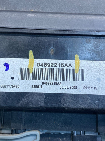 2009 Jeep Grand Cherokee Fuse Box Relay Panel BCM Body Control Module af7493 Dg6