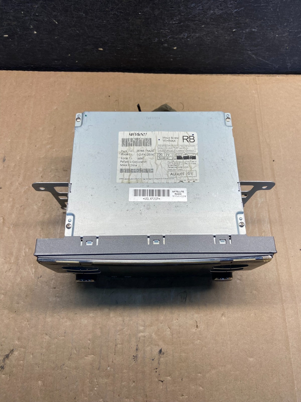 2013 to 2014 Nissan Sentra Radio CD Player AM/FM 28185-3ra2b AG1528 DW4