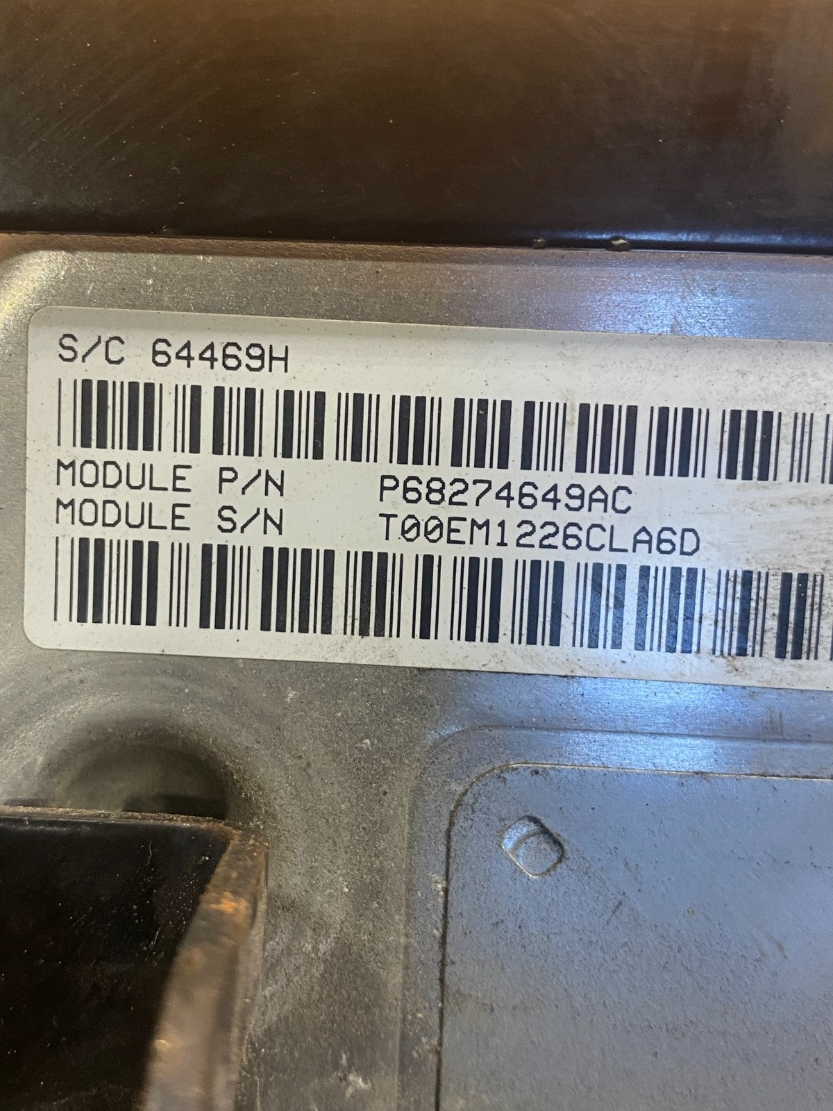 2016 Dodge Journey 3.5L ECU ECM Engine Computer Module p68274649ac AC9030 DG2