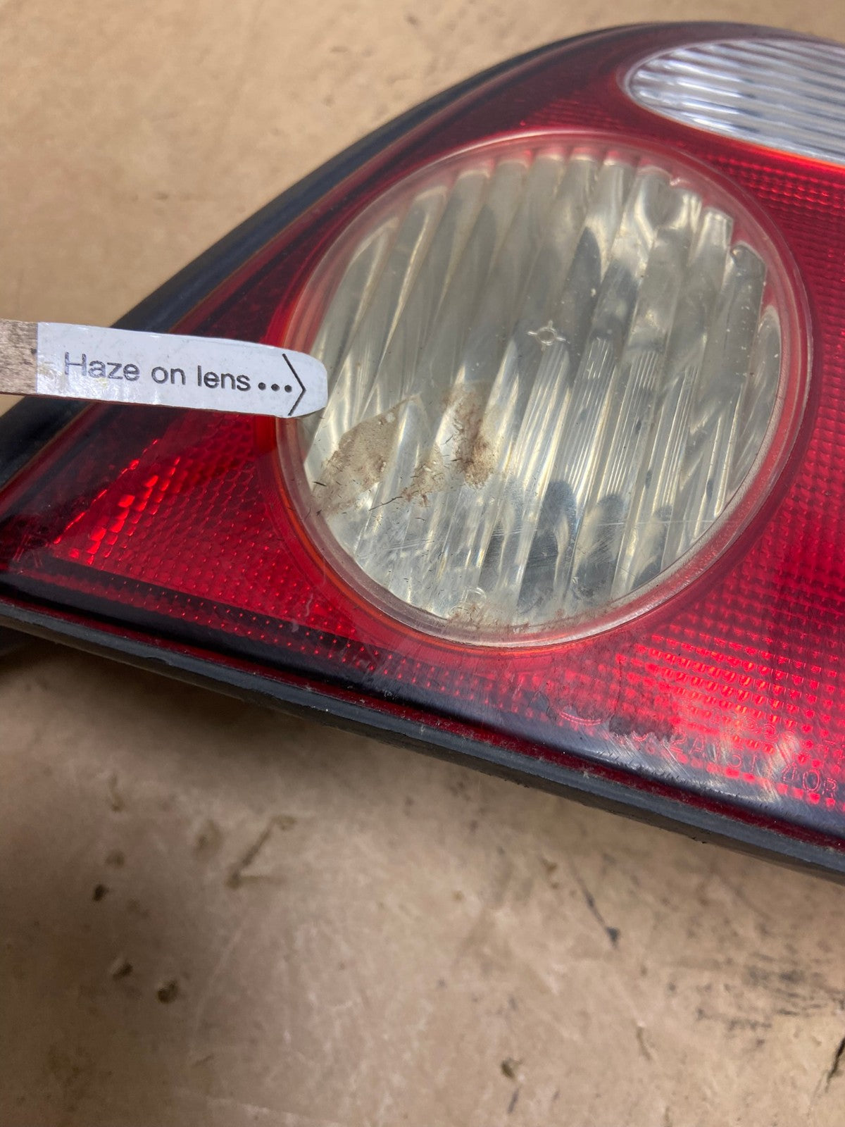 1998 to 2001 Kia Sephia Right Passenger RH Side Tail Light AD3151 LK4