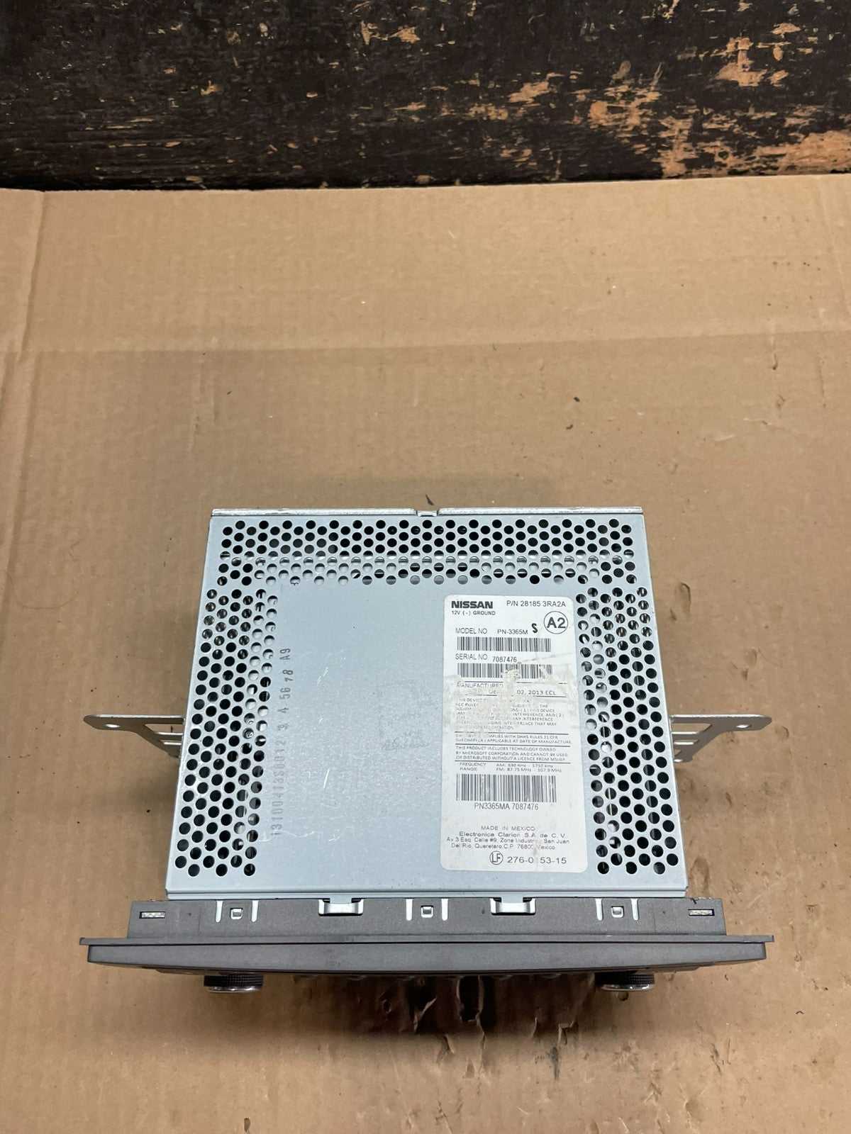 2013 to 2014 Nissan Sentra Radio CD Player AM/FM 28185-3ra2a OEM ab2919  DG4
