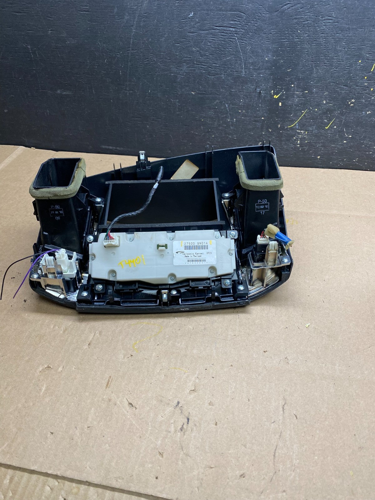 2009-2014 Nissan Maxima Center Console Climate Control Radio Bezel T4401 DG5