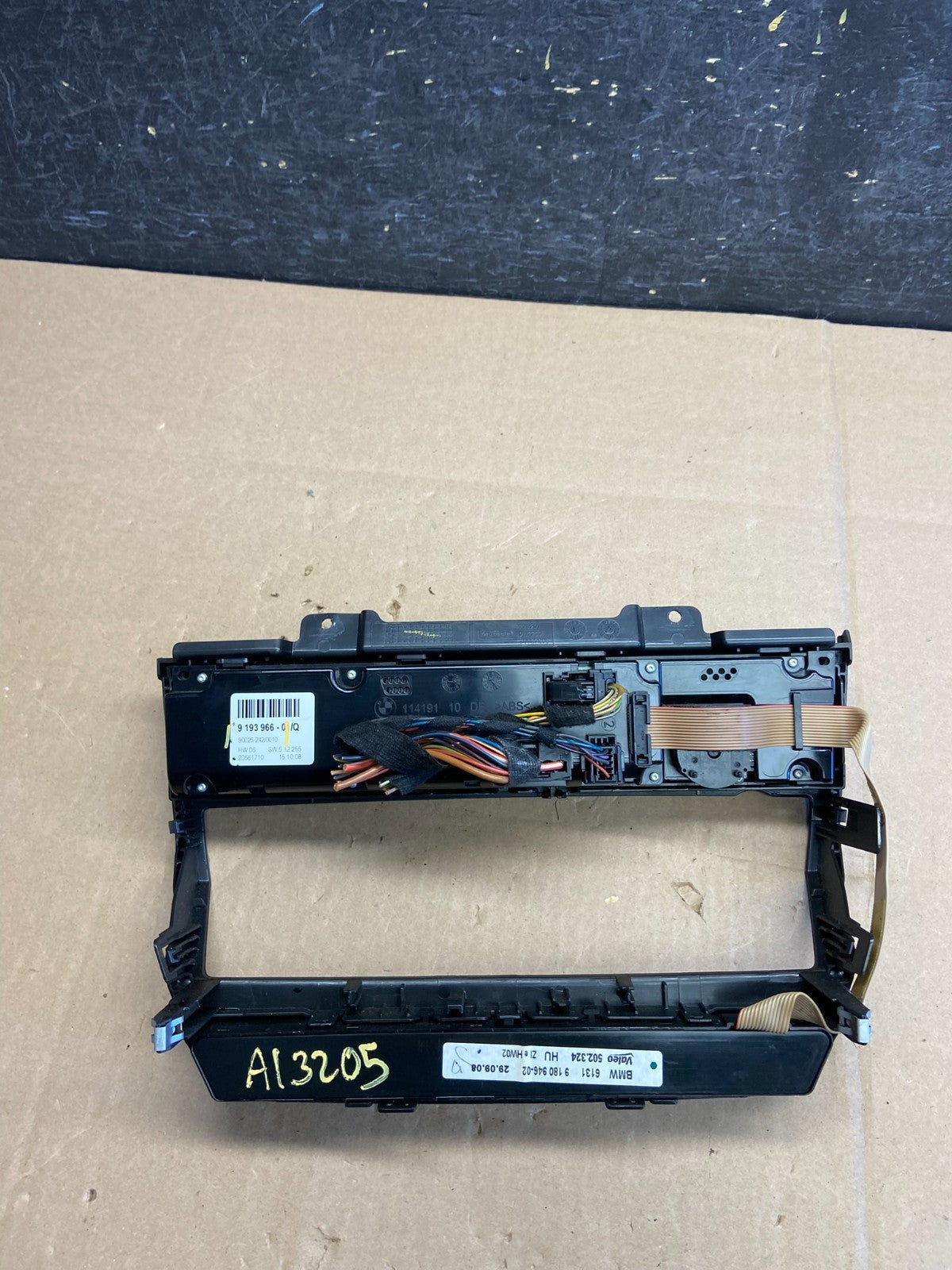 2007-2013 Bmw X5 AC Heater Climate Control Temperature Panel Trim ai3205 DG5