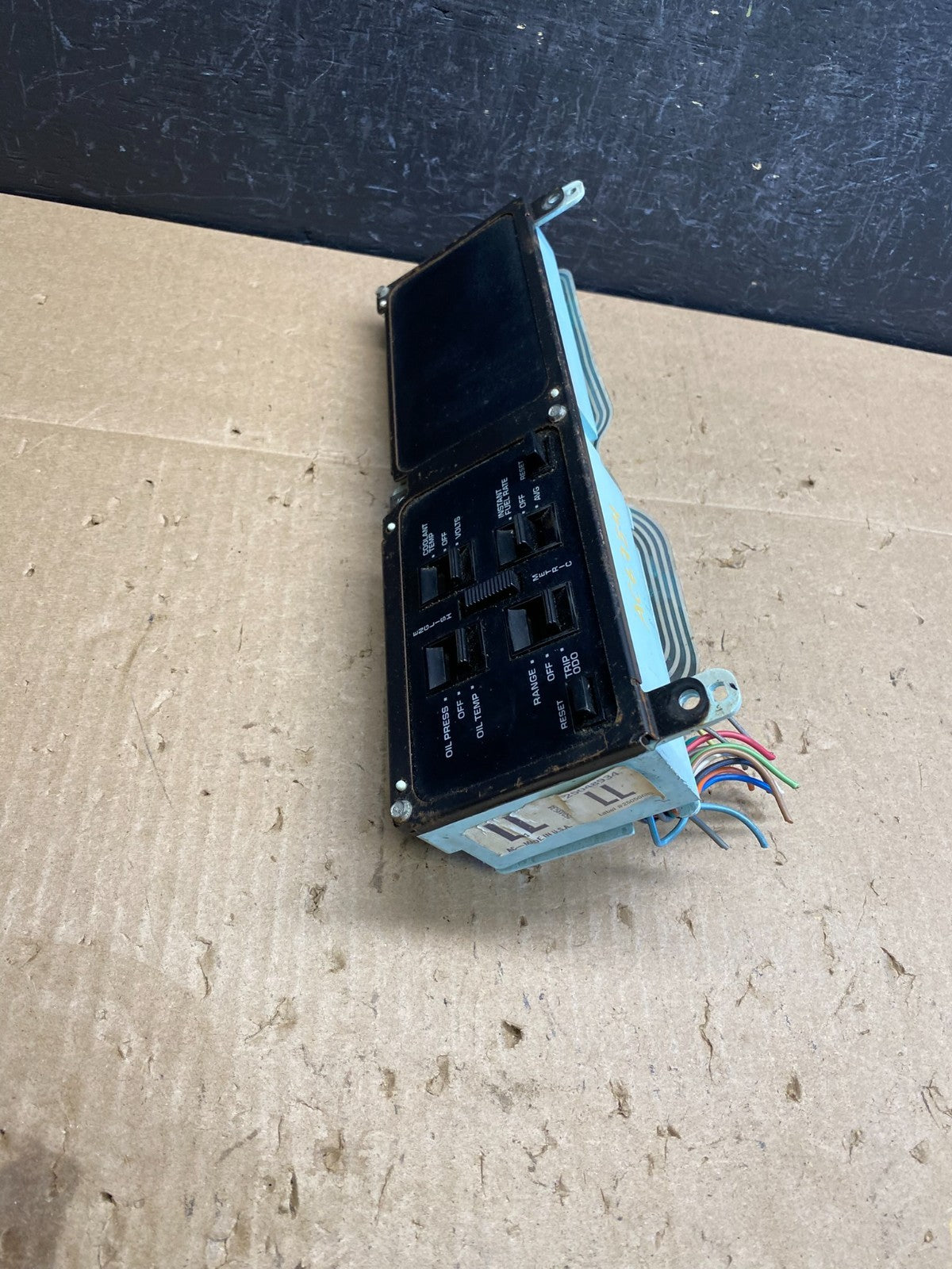 1984-1985 Chevrolet Corvette Digital Dash Information DIC Switch Panel AC6754 DG1