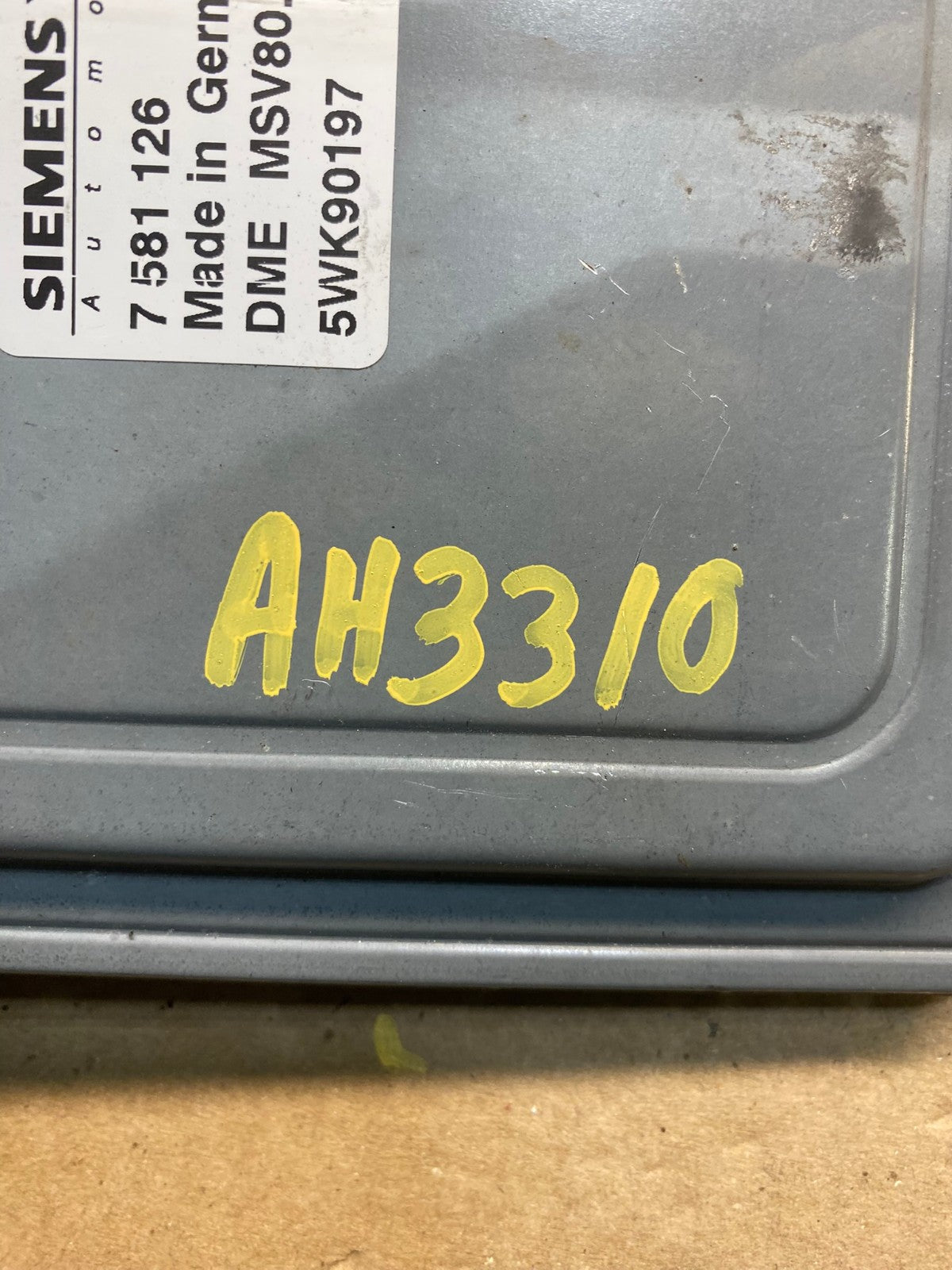 2007 to 2010 Bmw 328i X3 Ecm Ecu Engine Computer Module AH3310 LK3