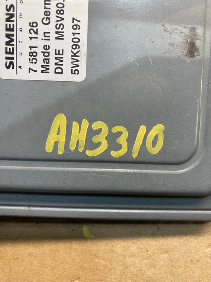 2007 to 2010 Bmw 328i X3 Ecm Ecu Engine Computer Module AH3310 LK3