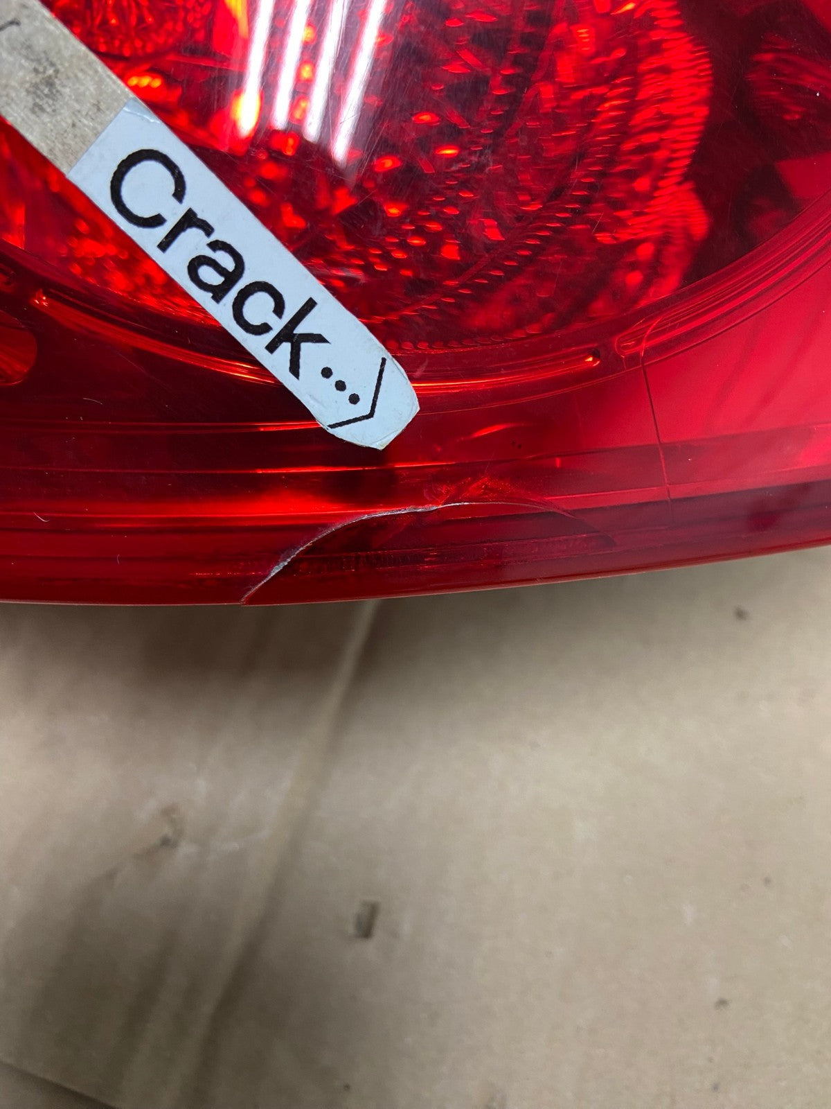 2007 - 2009 Hyundai Santa Fe Left Driver LH Side Tail Light AA6087 LK3