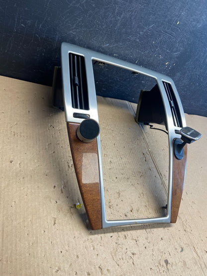 2008-2011 Cadillac STS Center Dash Trim Radio Bezel Vent Wood AE4105 DG4