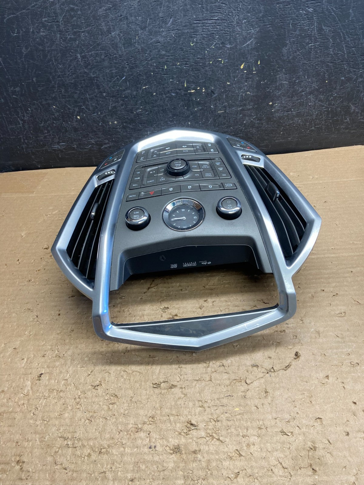 2011-2012 Cadillac SRX A/C Heater Radio Climate Control Panel Bezel OE ag8666 DG3
