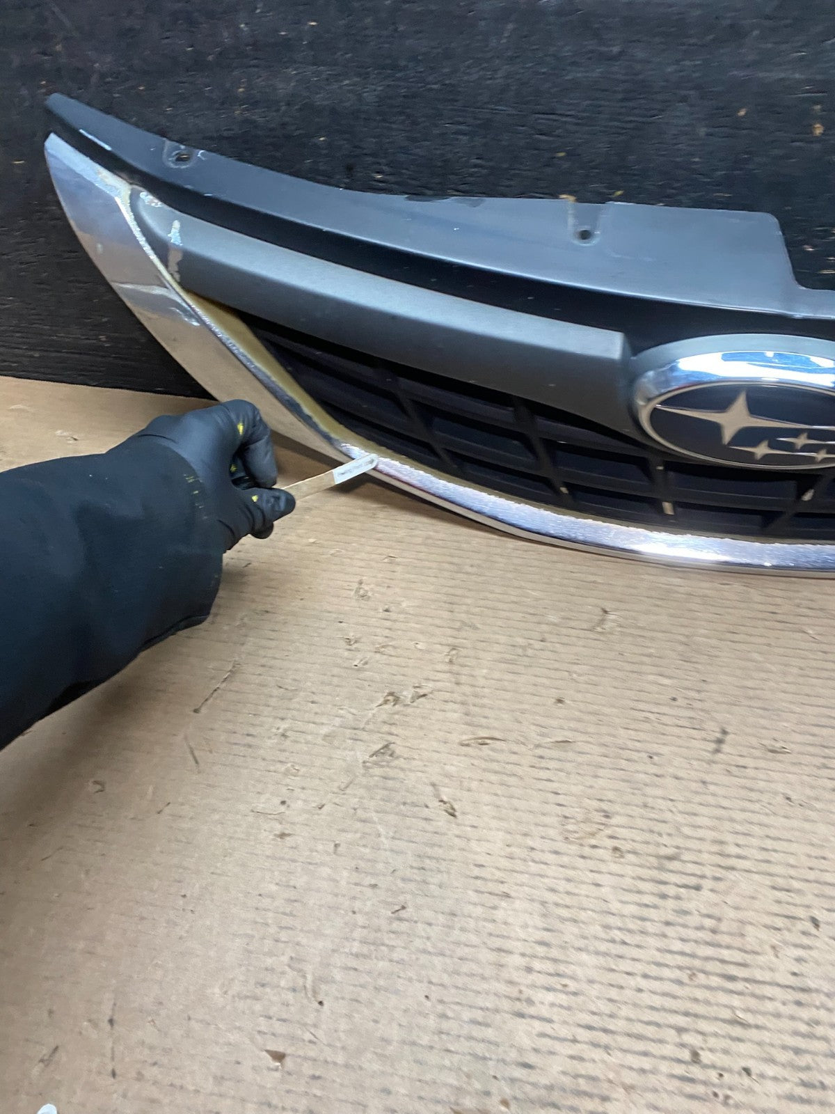 2009 to 2011 Subaru Impreza Sedan Front Upper Grille Grill Aftermarket V7144 DG4