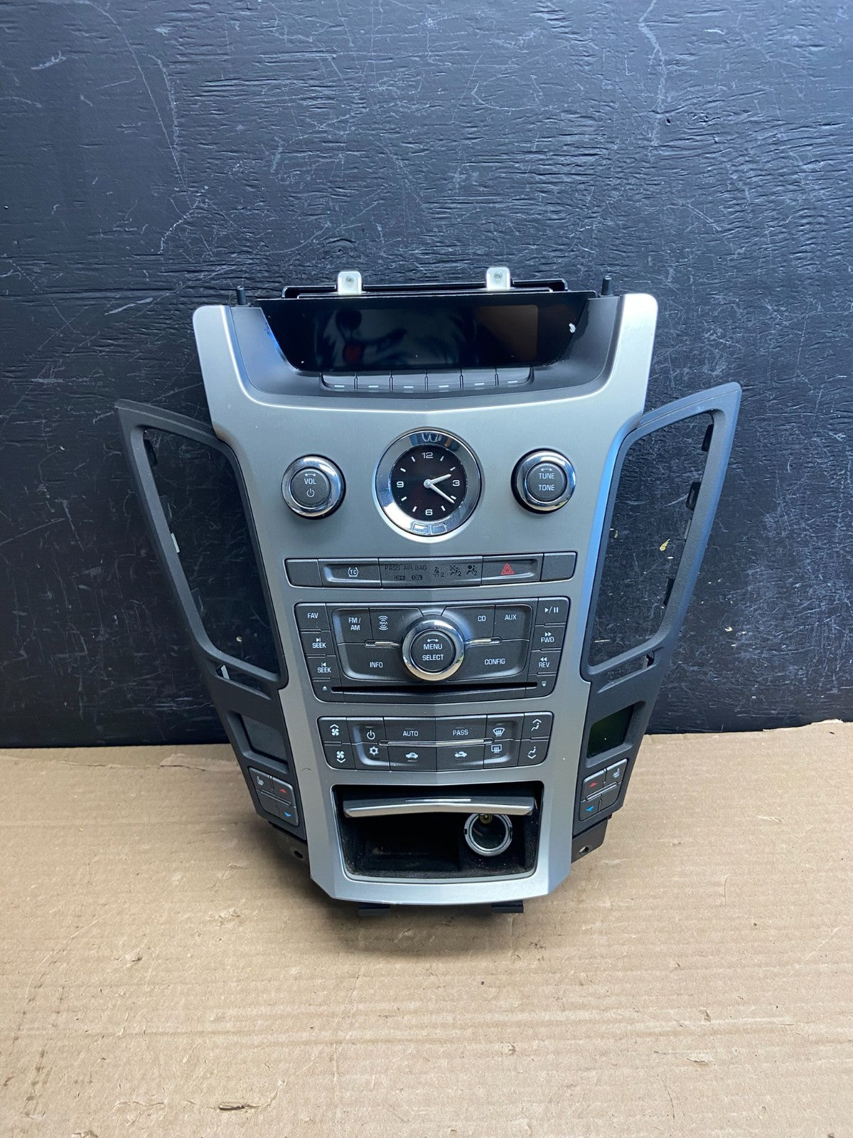 2008-2012 Cadillac CTS A/C Heater Radio Climate Control Panel Bezel OE AF2580 DG2