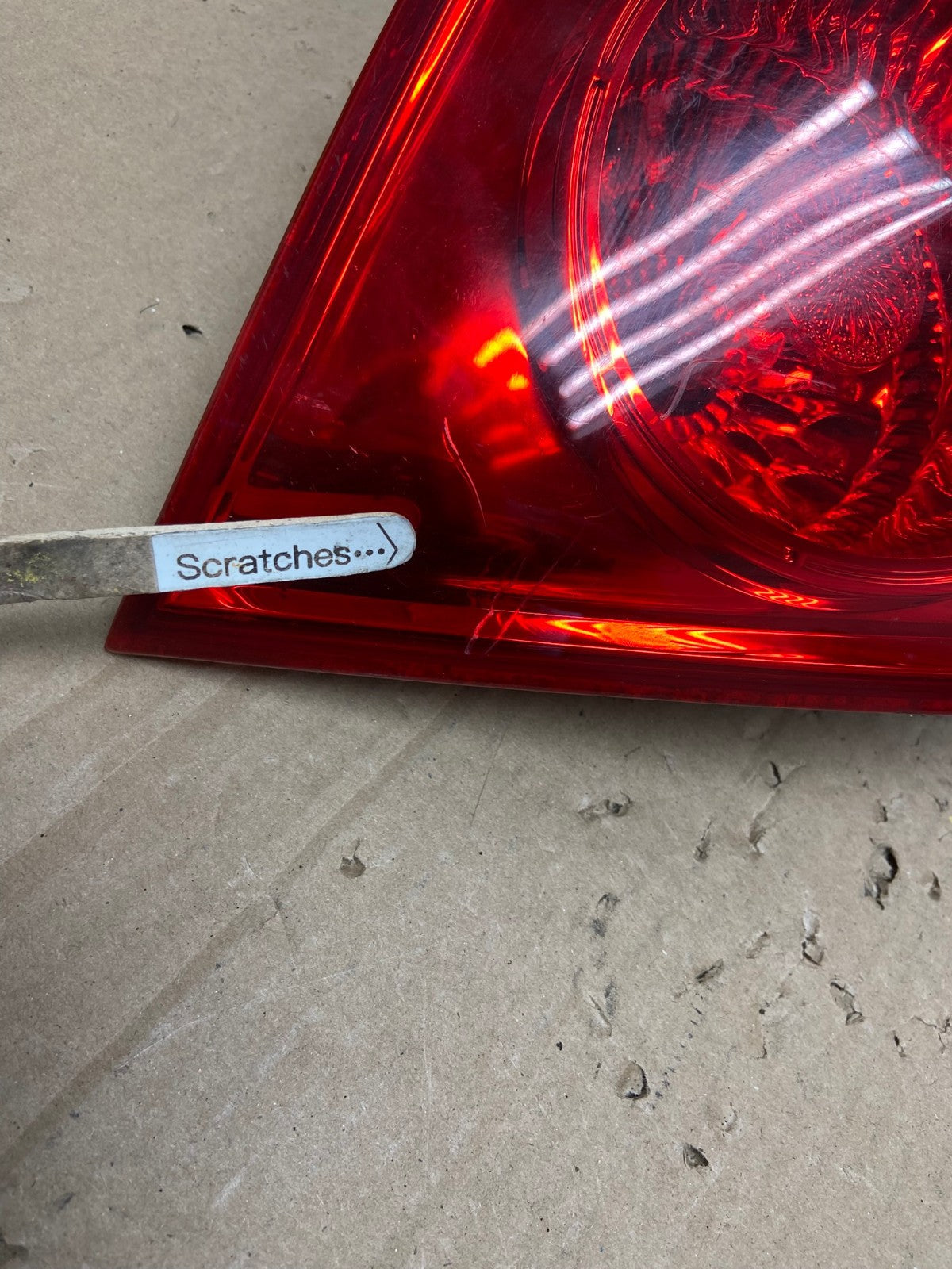 2007 2008 2009 Hyundai Santa Fe Right Passenger Tail Light Inner Y7098 DW3