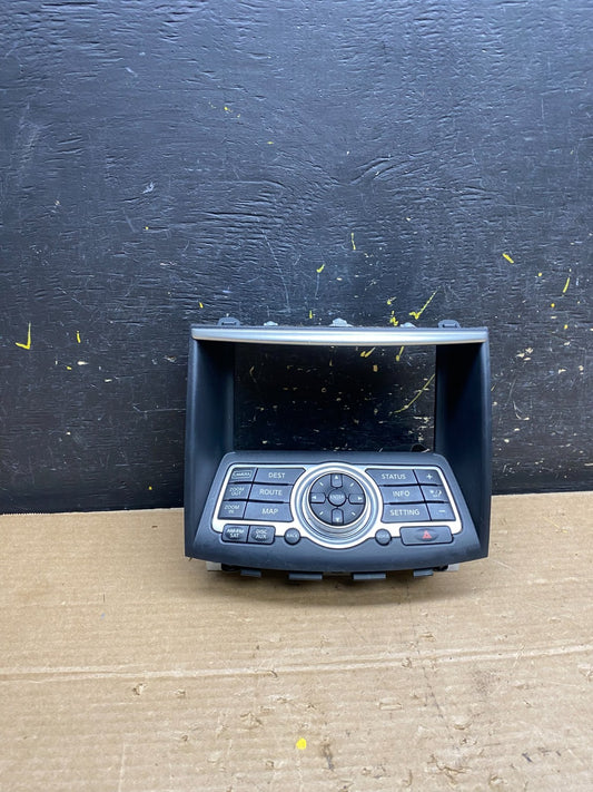 2008 - 2009 Infiniti G35 EX35 Radio Player Screen Panel Bezel W9730 DG0