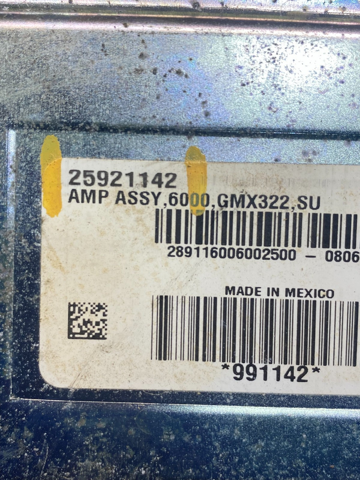 2008 to 2013 Cadillac CTS Stereo Audio Amplifier 25921142 AE7741 DW2
