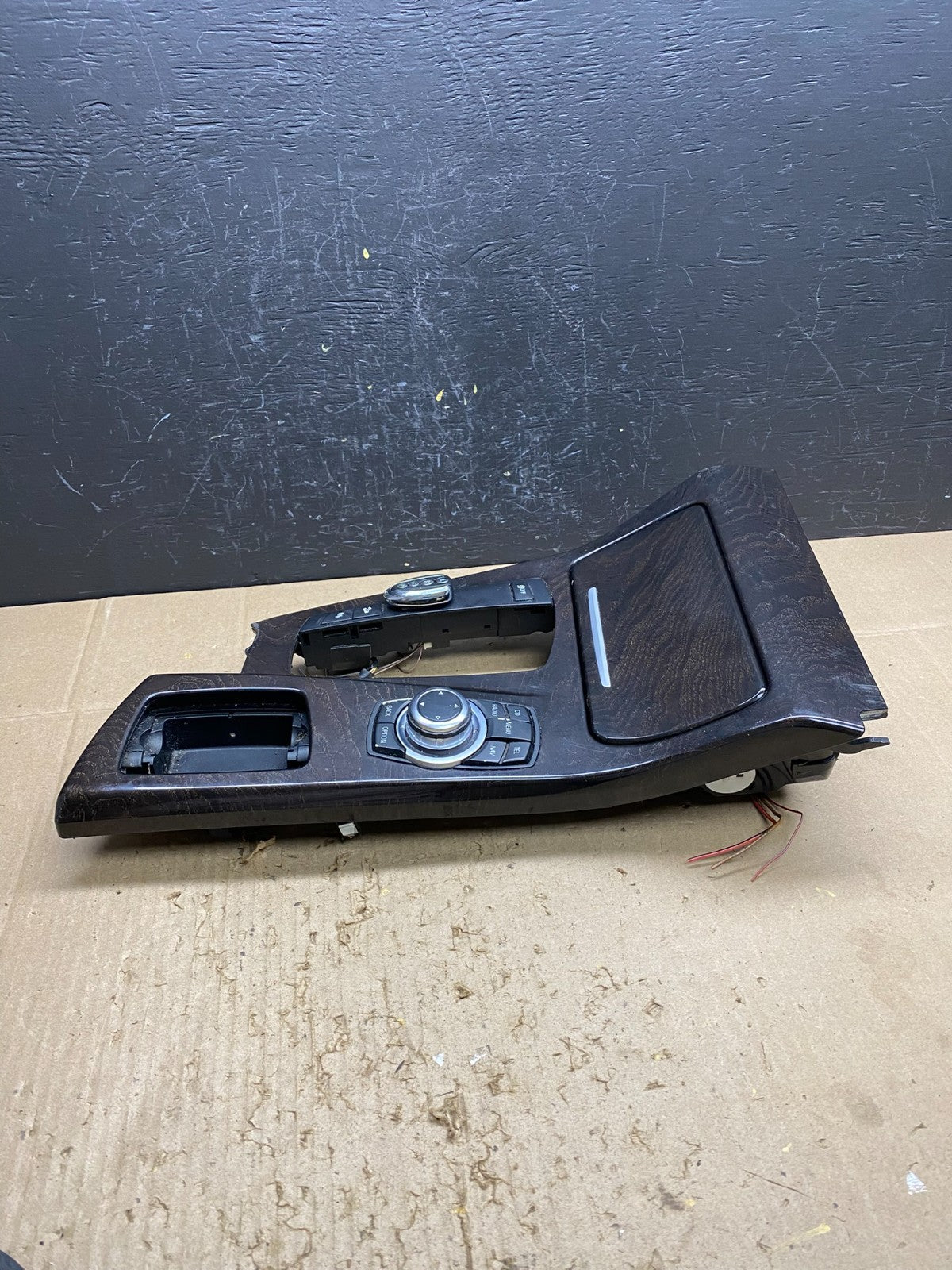 2011-2016 BMW 5 F10 Center Shifter Console Trim Cup Holder Switches OE AC4589 DG2