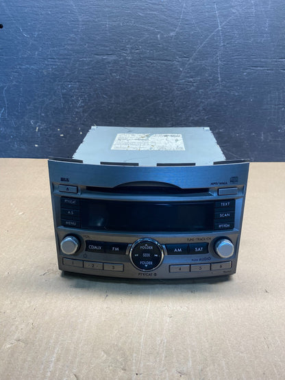 2010 to 2012 Subaru Legacy AM FM CD MP3 Radio Player AG1806 DG0