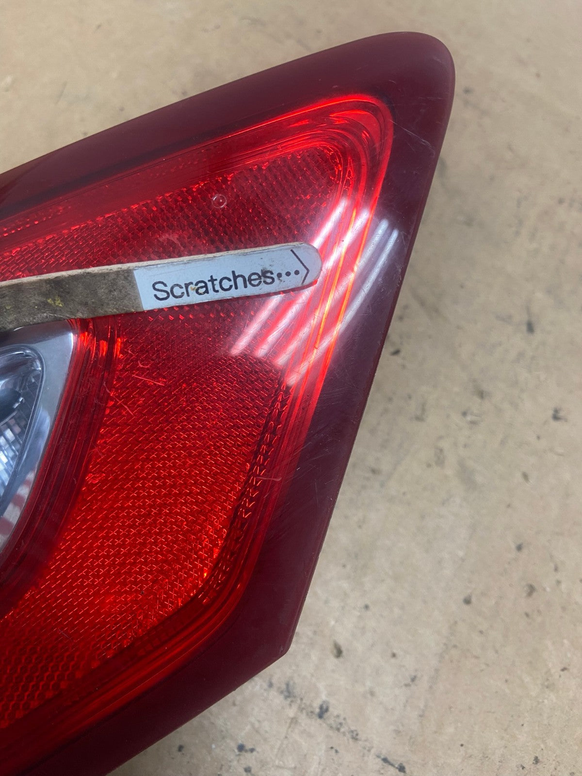 2013 to 2016 Ford Fusion Left Driver LH Side Tail Light Inner AD5205 LK3