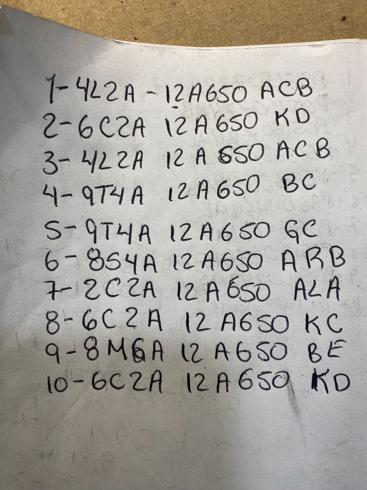 Mix of 10 Ford ECM Engine Computer Module AC24352