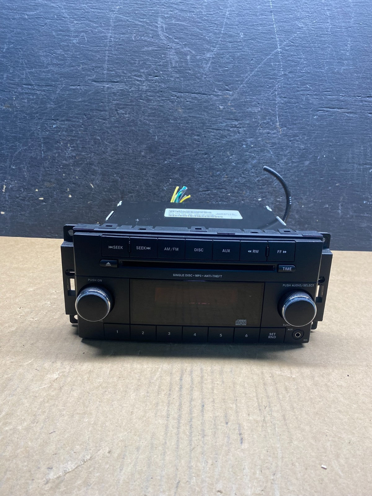 2007-2012 Chrysler Dodge Jeep Ram Radio CD MP3 AUX Receiver AG7370 DG0
