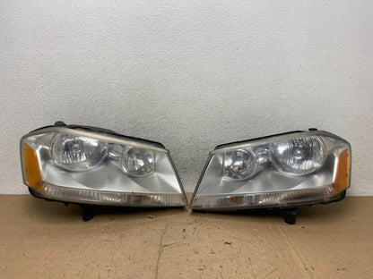 2008 to 2014 Dodge Avenger Left+Right Side Set Halogen Headlights AG5656 DW0