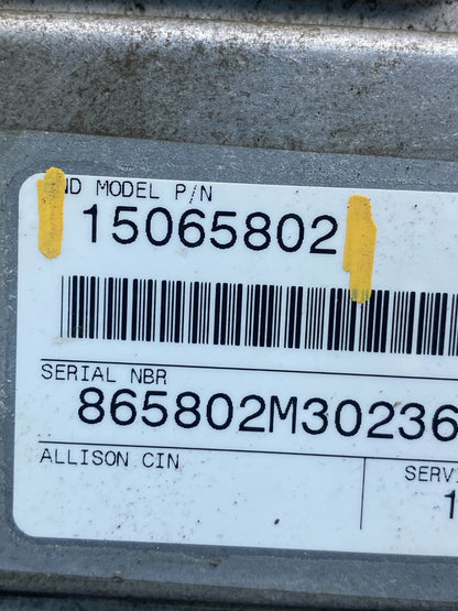 2001 to 2005 Chevrolet Gmc DURAMAX ALLISON TCM 15065802 AF68072