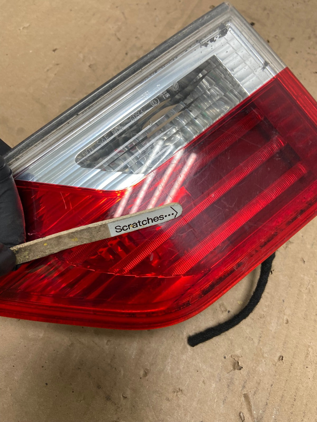 2007 2008 2009 2010 BMW X3 Right Passenger Rh Inner Tail Light OEM AB6945 LK3
