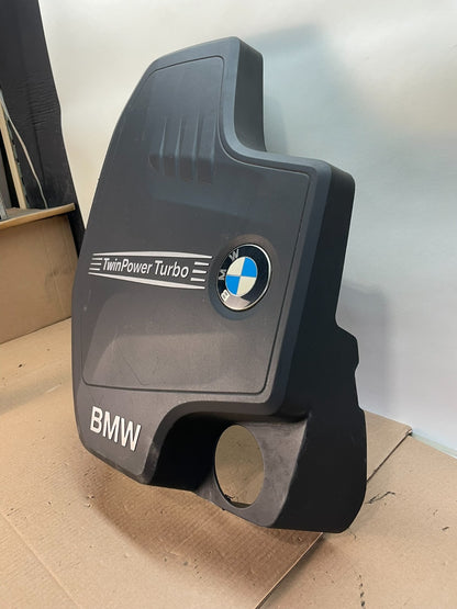 2012-2016 BMW 328I F30 Twin Power Turbo Engine Cover Trim 7636791 AJ0631 DG1