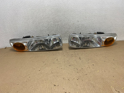 1998 - 2002 Saturn SL SL1 SL2 S Series Left+Right Halogen Headlights AG8014 DW0