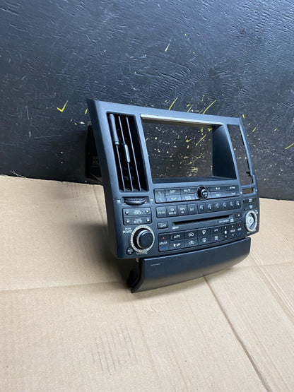 2004 to 2005 Infiniti FX35 Front Radio A/C Heater Switch Control Panel aa4482 DG1