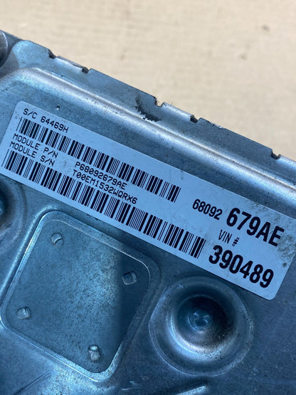 2011 2012 Dodge Journey ECU ECM Engine Computer Module AH9852 DW2