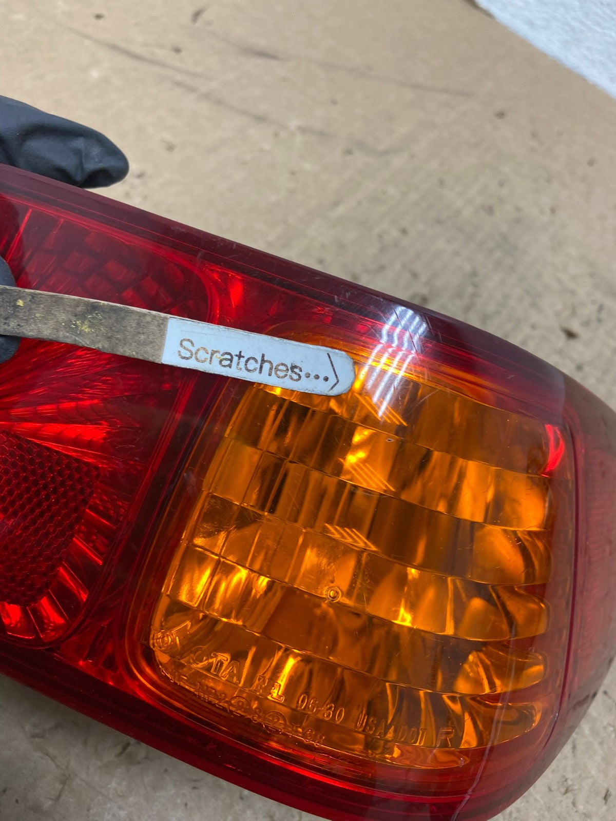 2000 to 2001 Toyota Camry Right Passenger Rh Tail Light AG1409 LK3