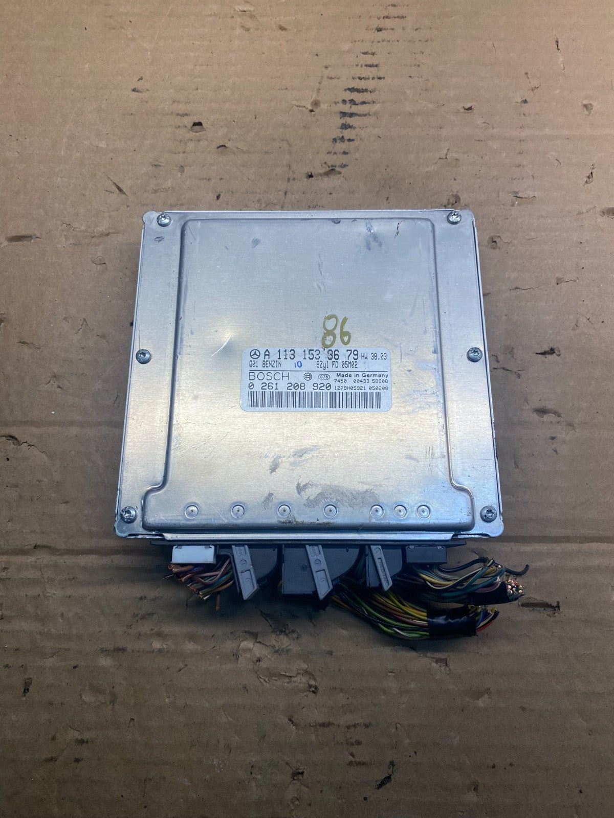 2003 2006 Mercedes R230 SL500 ECU ECM Engine Control Module AD7655 DG0