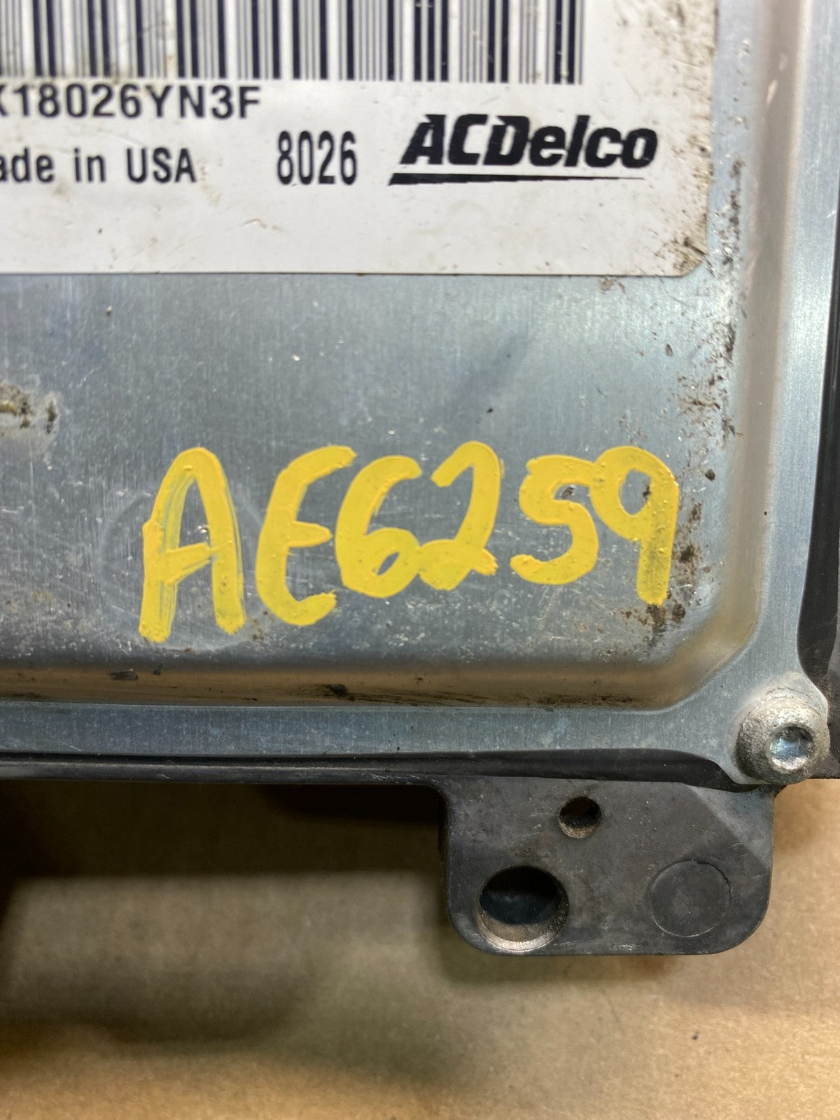 2008 Chevrolet Silverado 2500 5.3L Engine Control Module ECM ECU AE6259 DW3