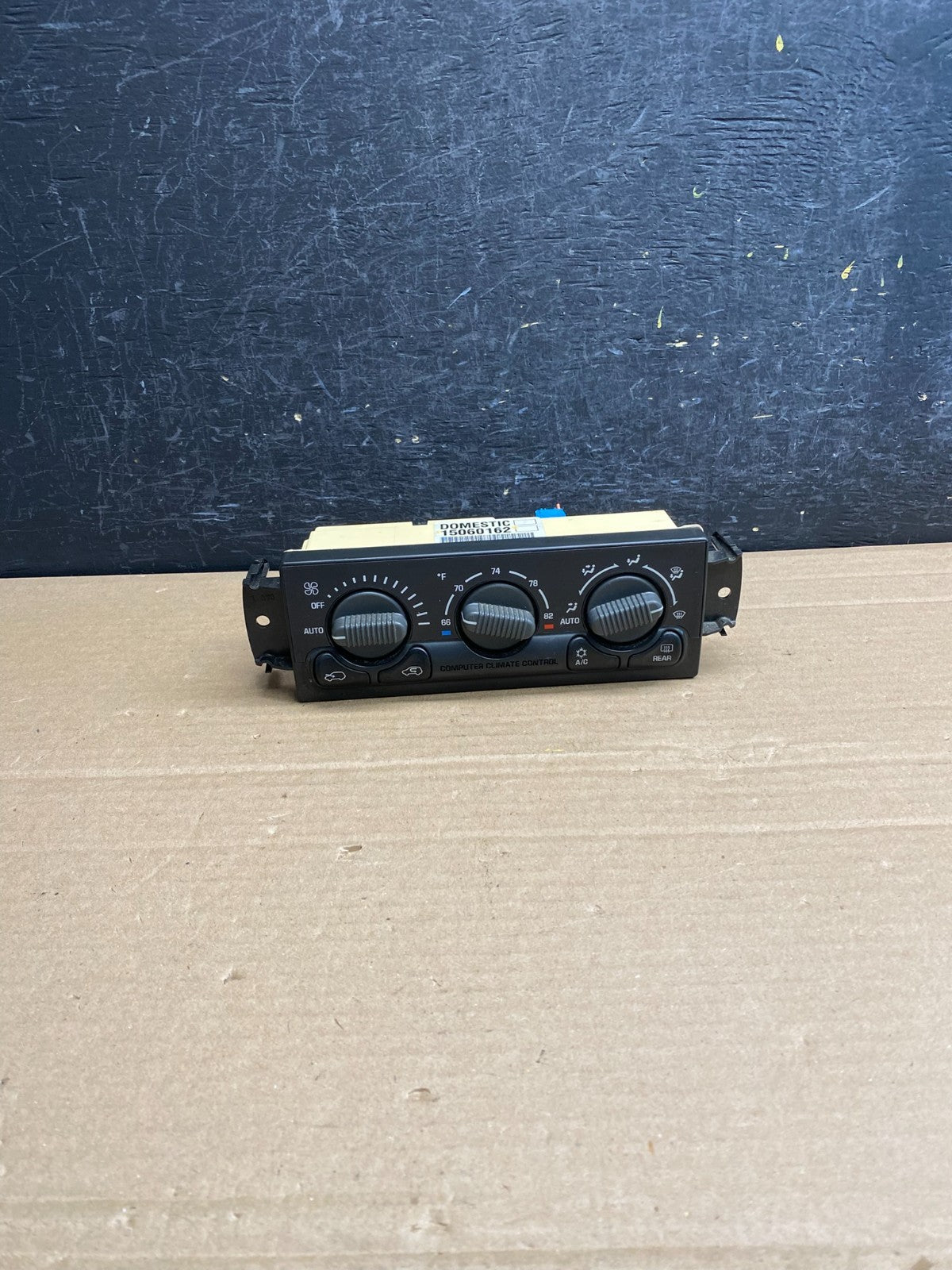 1999 to 2002 Chevrolet Silverado HVAC Heater Climate Control Module AG0038 DG0