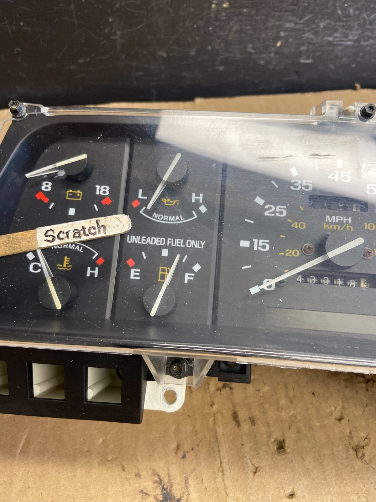 1989 to 1992 Ford Ranger Speedometer Cluster Gauge AE2032 DG3