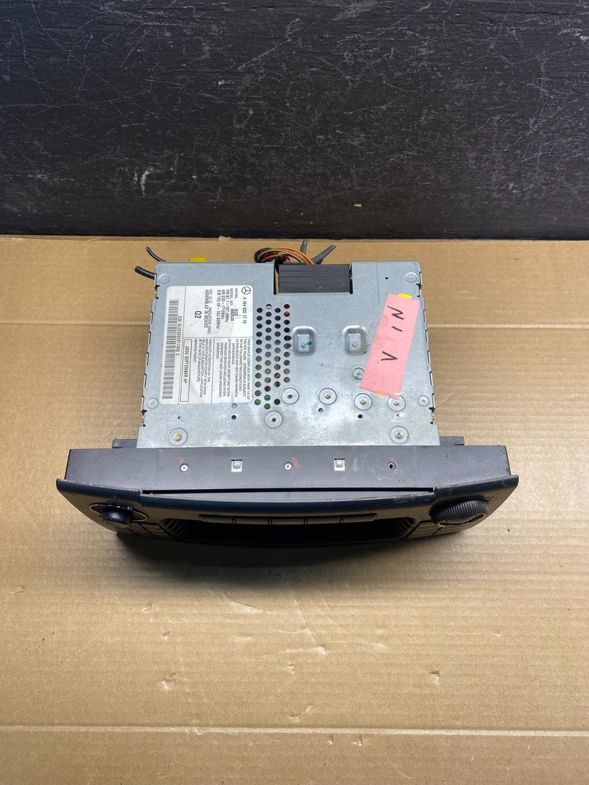 2006 2007 2008 Mercedes ML350 GL450 Radio Navigation Screen Display ad6600 DG4